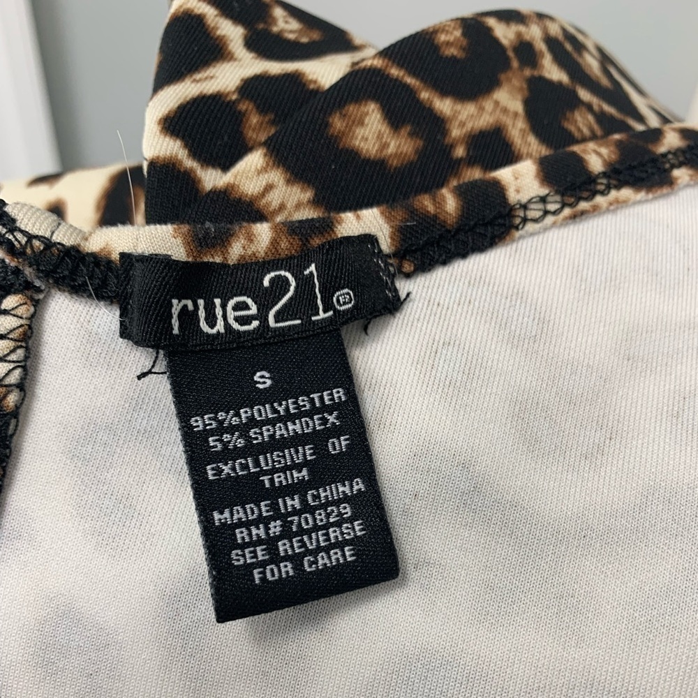 Rue21 Skater Dress Cheetah Print‎ Size 2 - Picture 3 of 3
